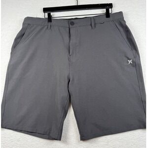 Hurley Men's Gray Hybrid Shorts Size 40 Casual Golf‎ Athletic